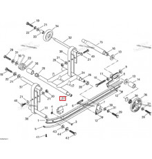 709402725 Втулка Для Ski Doo Mini Z 415108000, 709401733