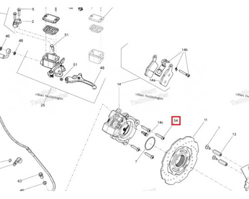 250000764 Болт Для Ski Doo 250000301