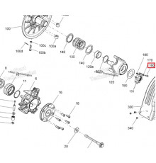 250000981 Болт Крепления Регулировки Ведомого Вариатора Для Ski Doo