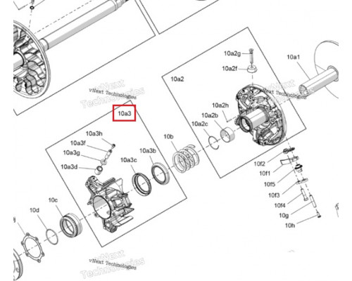 417224865 Паук Ведущего Вариатора Для Ski Doo