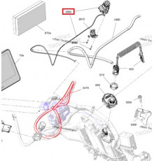 515179472 Кнопка Остановки Двигателя Для Ski Doo