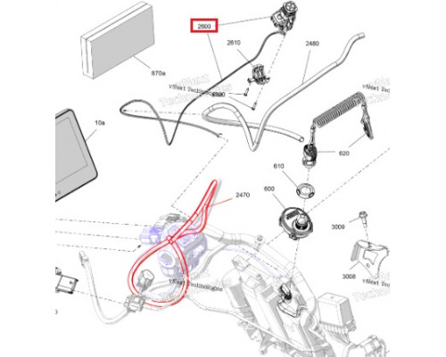 515179472 Кнопка Остановки Двигателя Для Ski Doo