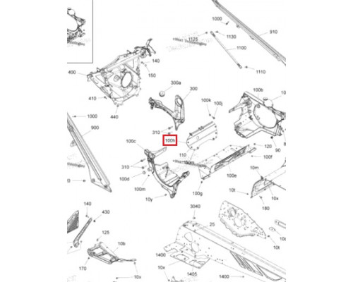 518330100 Пластина Е Модуля Для Ski Doo Gen4