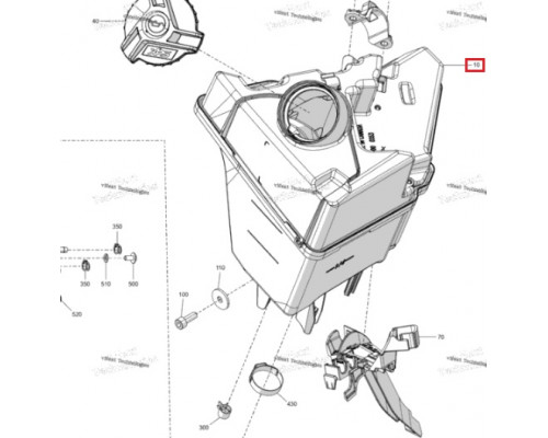 519000353 Масляный Бак Для Ski Doo