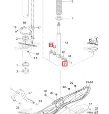 605448594 Втулка Передней Подвески Для Ski Doo Skandic