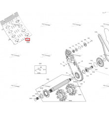 504154412 Гусеница Powder Max X-Light 16 X 154 X 3.0 Для Ski Doo 504153785, 504153324, 504153571, 504154412