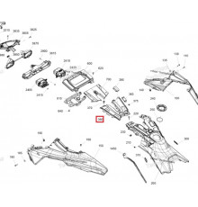 517307914 Панель Верхняя Для Ski Doo FREERIDE, SUMMIT Gen5