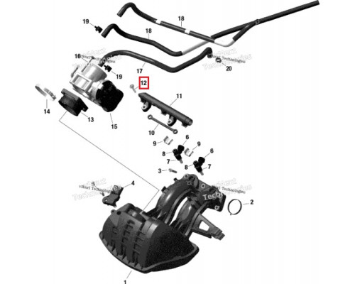 420441575 Винт Для Ski Doo 600, 900 ACE 420441573