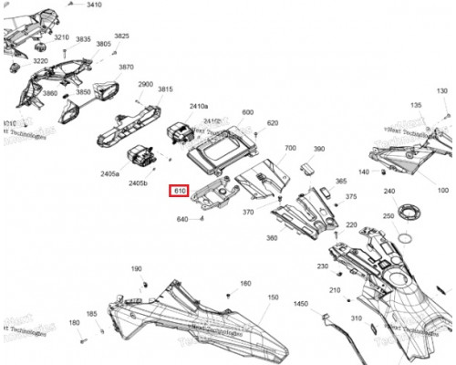 515179104 Корпус Панели Приборов Для Ski Doo