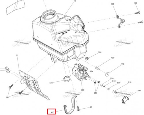 519000318 Крепеж Маслобака Для Ski Doo