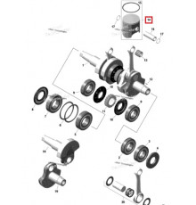 420893895 Поршень Для Ski Doo 600 420893892