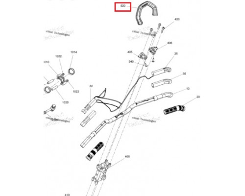 506153133 Горная Стропа На Руль Для Ski Doo Gen4