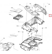 508001139 Вентиляционная Сетка Воздухозаборника Правая Для Ski Doo FREERIDE, SUMMIT Gen5