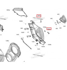 517308587 Крепеж Боковой Панели Правый Для Ski Doo SUMMIT, FREERIDE REV Gen5