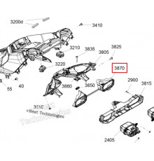 517308773 Уплотнение Рамки Фар Для Ski Doo Summit, Freeride REV Gen5