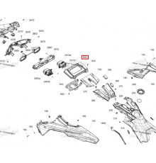 517307806 Корпус Панели Приборов Для Ski Doo Summit, Freeride REV Gen5