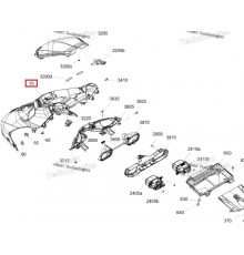 517308399 Капот Черный Для Ski Doo REV Gen5 SUMMIT, FREERIDE 850 E-TEC 517308400