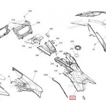 517308760 Консоль Задняя Для Ski Doo