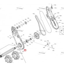 504154290 Крышка КПП Черная Для Ski Doo FREERIDE, SUMMIT REV Gen5