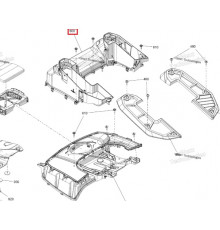 508001301 Воздуховод Черный Для Ski Doo SUMMIT, FREERIDE REV Gen5 508001182