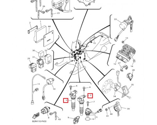 SM-01124 SPI Катушка Зажигания Для Yamaha 8FP-82310-00-00