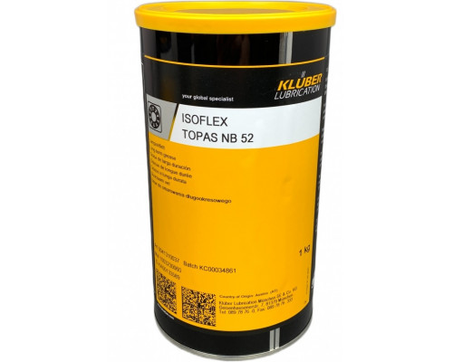 Смазка Kluber Lubrication ISOFLEX TOPAS NB 52 1 КГ 619600025, 293550021, 1472341