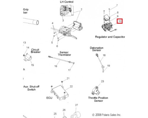 4013587 Реле Регулятор Напряжения Для Polaris 4011731, 4012476, 4012930