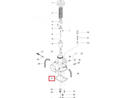 404104700 Прокладка Карбюратора Для Ski Doo