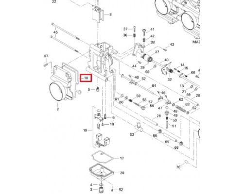 404161935 Прокладка Карбюратора Для Ski Doo