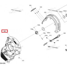 417300569 Кожух Ремня Вариатора Для Ski Doo