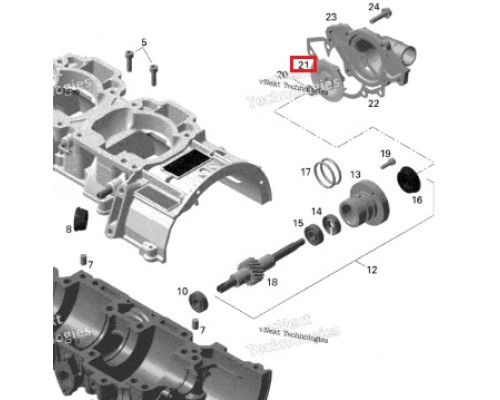 420222505 Крыльчатка Помпы Для Ski Doo