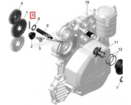 420232431 Шплинт масляного насоса BRP Can-Am 420232430, 711232430