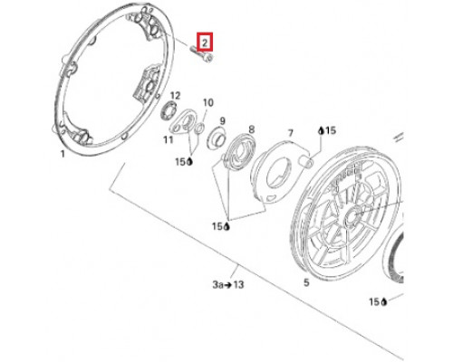 420241237 Болт M6 X 16 Для Ski Doo 420241236