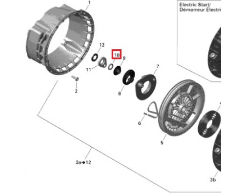 420250407 Кольцо Ручного Стартера Для Ski Doo