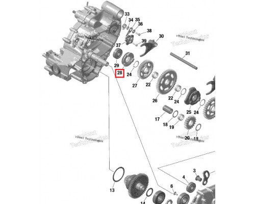 420257945 Шестерня КПП Для BRP Can Am 420257944, 420257942