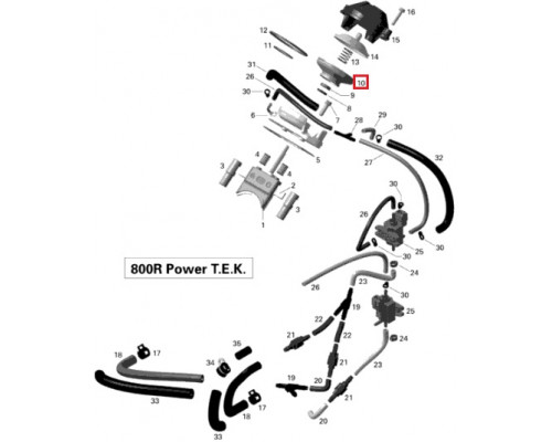 420260725 Мембрана RAVE Клапана Для Ski Doo 420260724