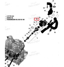 420430052 Прокладка Помпы Для Ski Doo Gen4 850 E-TEC