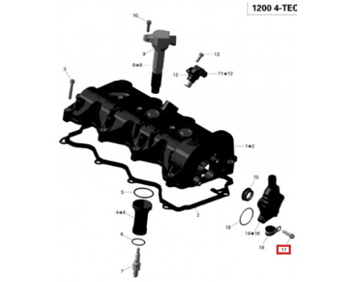 420440234 Болт Для Ski Doo 420440232