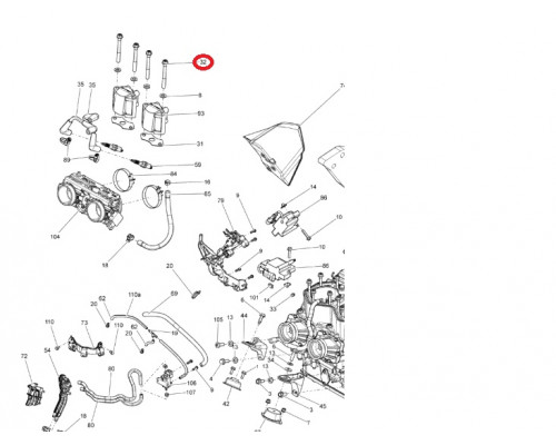 420441187 Болт Крепления Инжектора Для Ski Doo 420940382