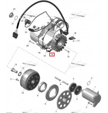 420685634 Статор Генератора Для BRP Can Am