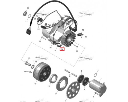 420685634 Статор Генератора Для BRP Can Am