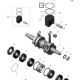 420815156 Поршневое Кольцо +0,25 мм Для Ski Doo 420815151