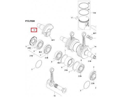 420819181 Щека Коленвала Для Ski Doo 420819180