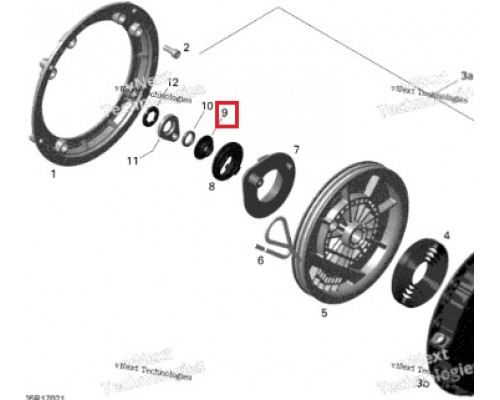 420847926 Втулка Ручного Стартера Для Ski Doo 420847925