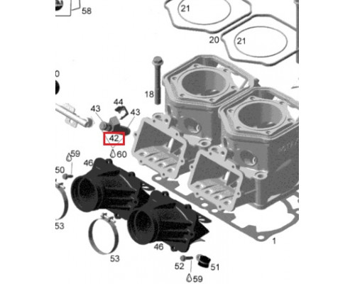 420874485 Форсунка Топливная Для Ski Doo