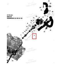 420891473 Вал Привода Помпы Для Ski Doo 850 ETEC