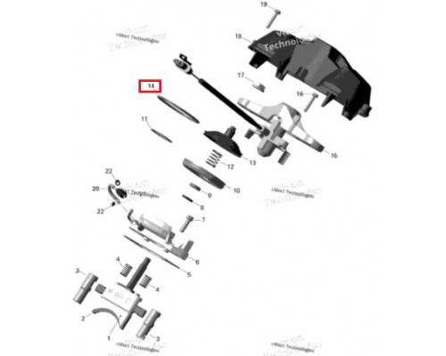 420939286 Пружина Мембраны RAVE Клапана Для Ski Doo 420939285