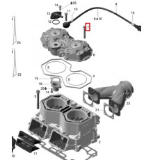 420941627 Болт Головки Блока Цилиндров Для Ski Doo 420941621