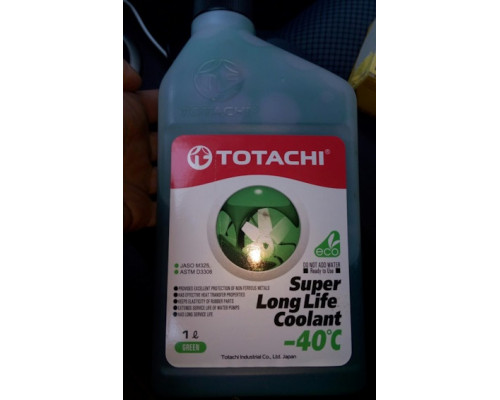 41601 TOTACHI Антифриз SUPER LONG LIFE COOLANT Green -40C Зеленый 1 Литр