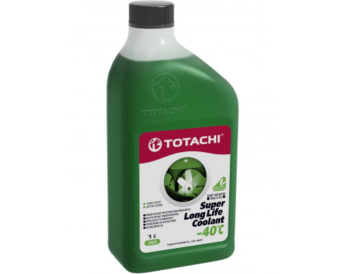 41601 TOTACHI Антифриз SUPER LONG LIFE COOLANT Green -40C Зеленый 1 Литр